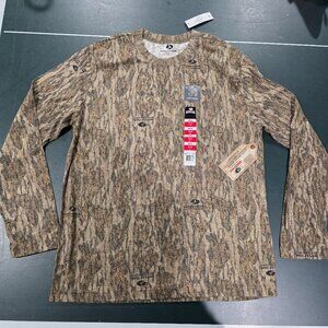 Mossy Oak Bottomland Long Sleeve Shirt Scent Control Size Medium 38/40 NWT